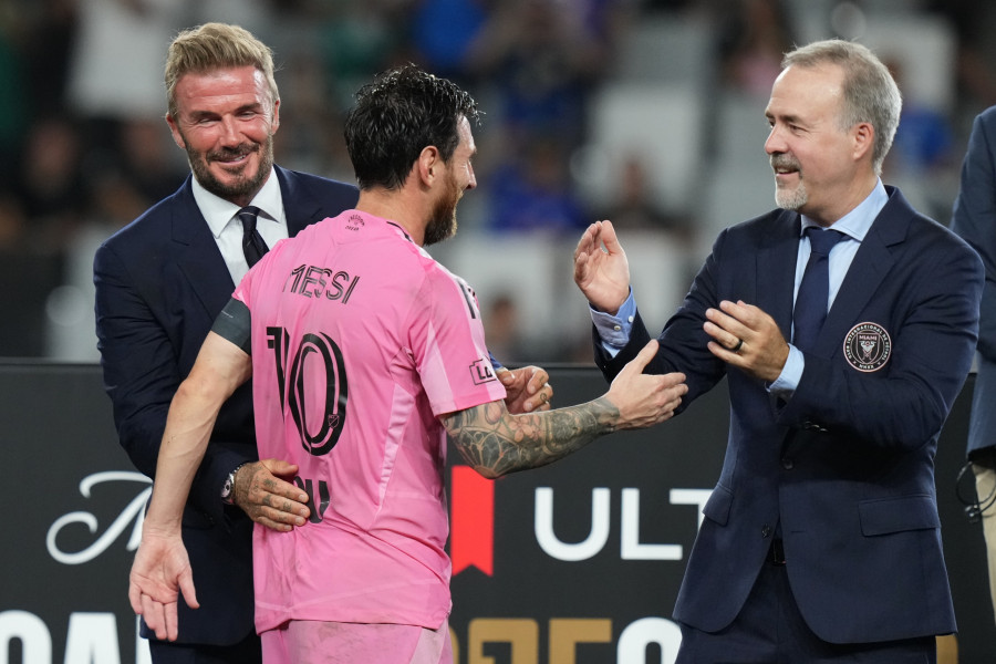 David Beckham,Jose Mas,Lionel Messi