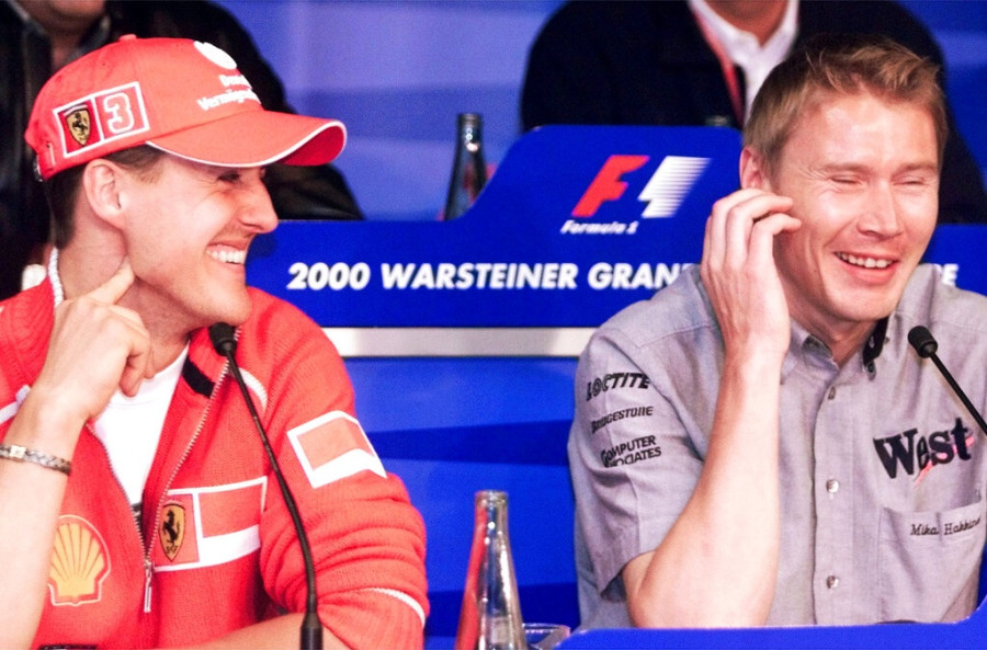 SCHUMACHER HAKKINEN F1