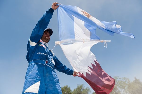 Καρό σημαία για το ράλι Dakar