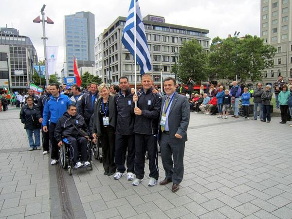 Ο κ. Αηδόνης στην τελετή έναρξης 