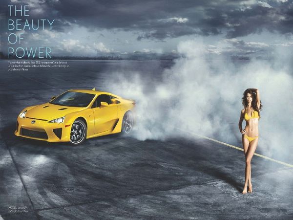 Η Ριάν ΤενΧάκεν και το Lexus LFA