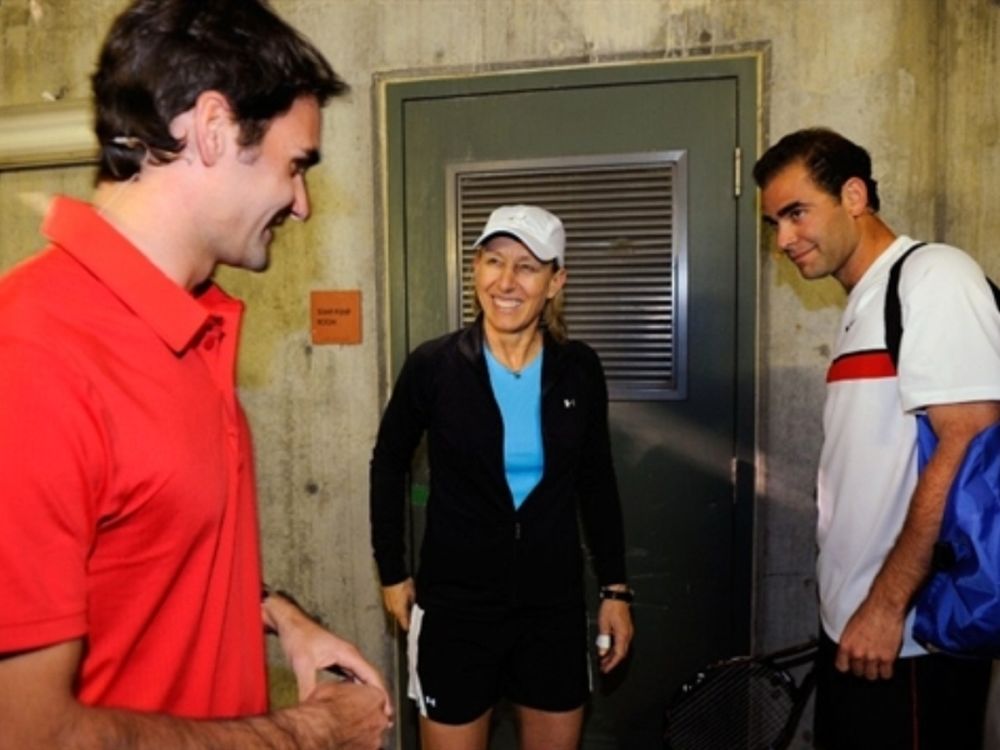 Η Ναβρατίλοβα σχολιάζει