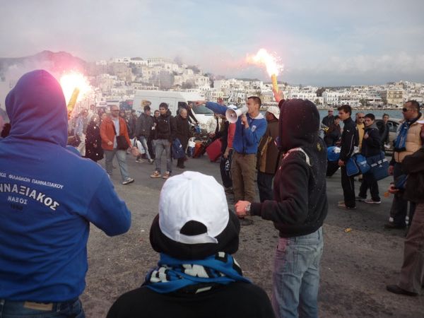 Υποδοχή ηρώων στη Νάξο (fotos)