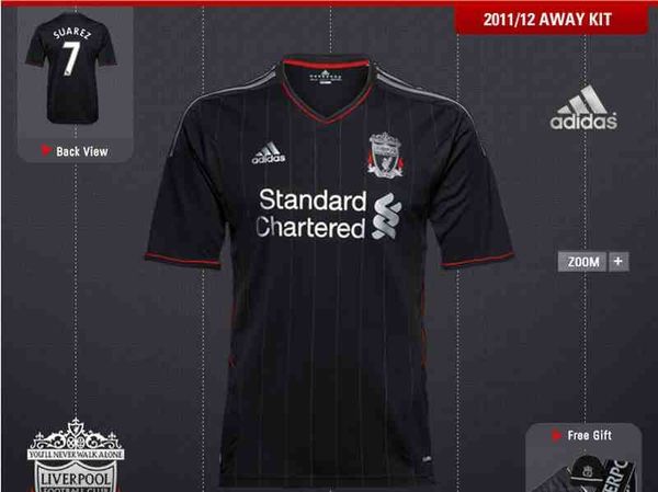 Νέα φανέλα για Λίβερπουλ (pic+vid)
