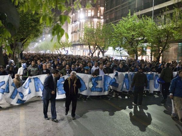 Η πορεία στη Θεσσαλονίκη