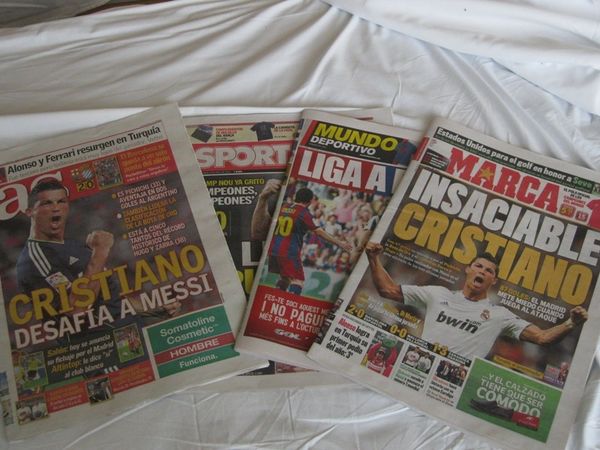 Υπόκλιση του ισπανικού Τύπου!