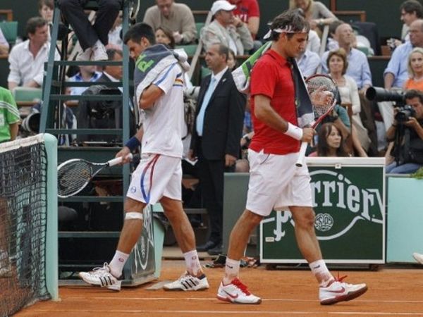 Ρότζερ vs Νόβακ με εικόνες