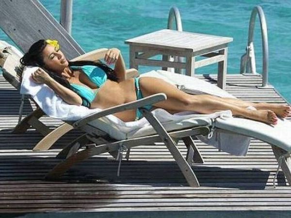 Η Κιμ και το μπάνιο της…