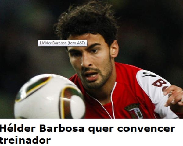 Μπαρμπόσα: «Πρώτα η Μπράγκα»