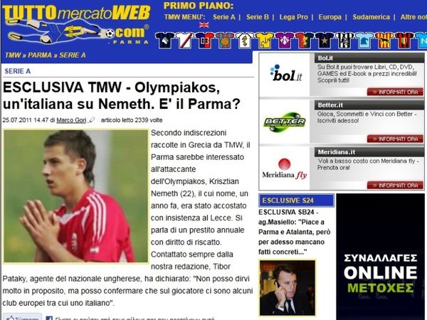 Πάρμα για Νέμεθ!