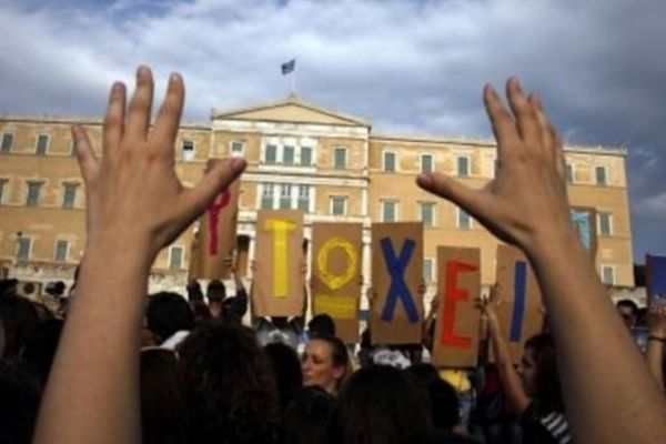 Οι «Αγανακτισμένοι» στο Σύνταγμα