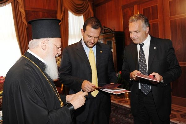 Συνάντηση με τον Βαρθολομαίο στην ΑΕΚ (photos)