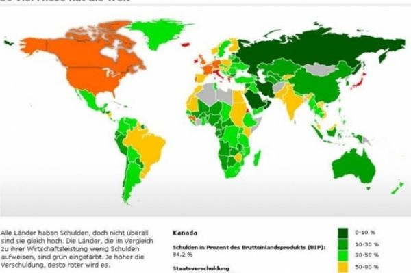 Spiegel: Το παγκόσμιο παζλ του χρέους