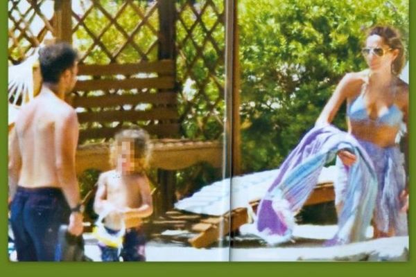 Βανδή- Νικολαΐδης: Στην Κεφαλονιά με τα παιδιά τους