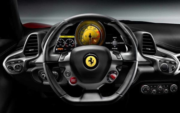 Το εσωτερικό της 458 Italia