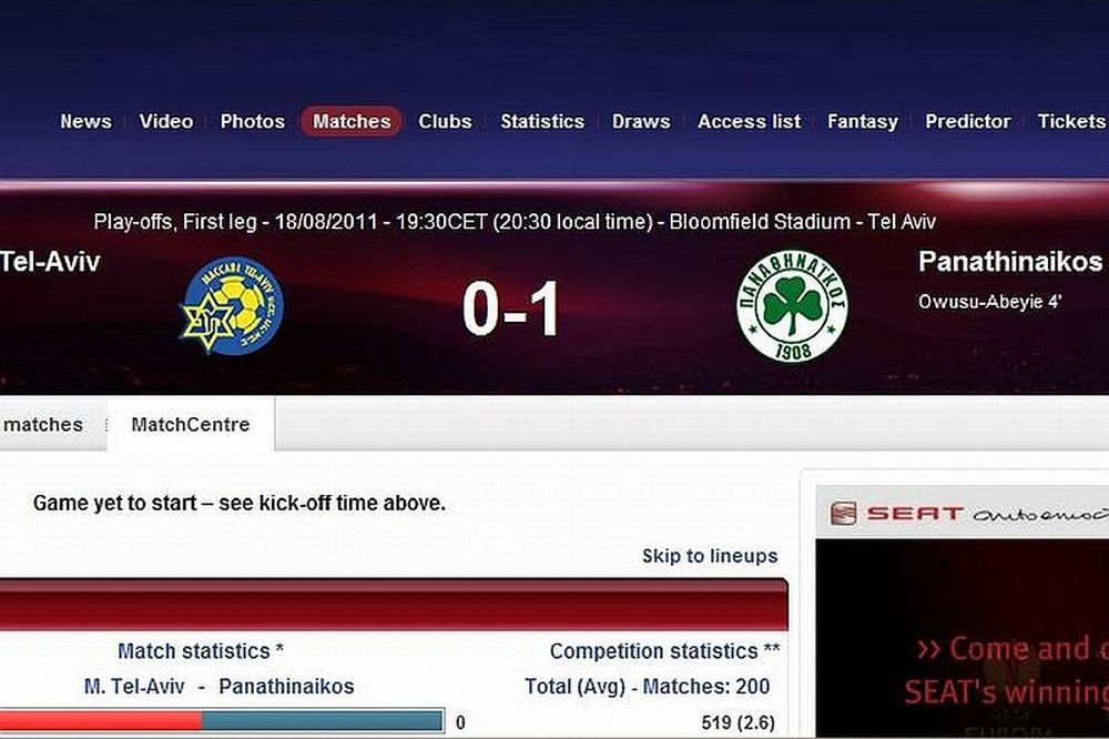 Μόνο η UEFA το πίστεψε...