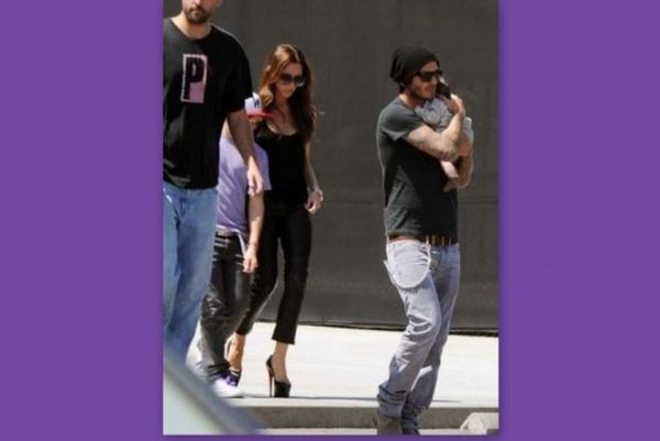 Πρώτη βόλτα Μπέκαμ με την νεογέννητη κόρη του