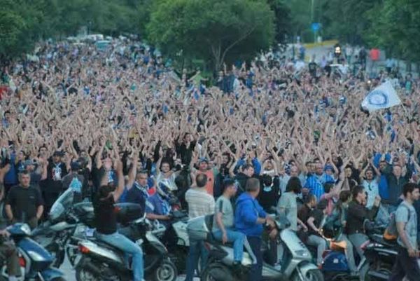 Συλλαλητήριο οι οπαδοί του Ηρακλή