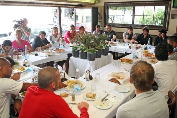 Το γεύμα του ΠΑΟΚ (photos)