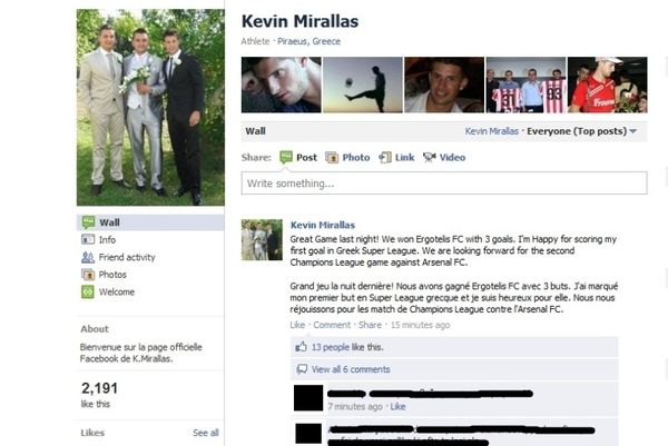 Μιραλάς: «Χαρούμενος για το γκολ»