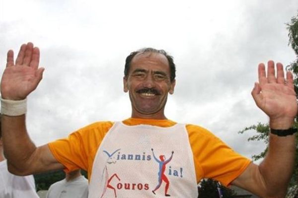 Ο τερματισμός του Γιάννη Κούρου στο «Φειδιππίδειο Άθλο»