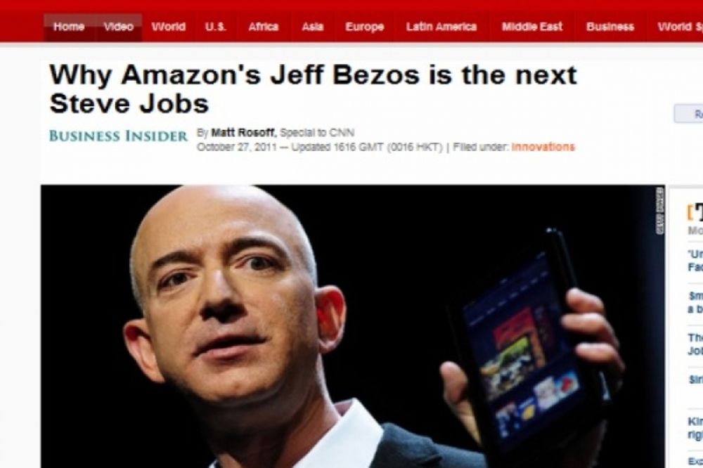 CNN: Jeff Bezos ο νέος Steven Jobs;