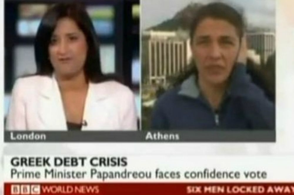  Ελληνίδα στο BBC: «Κύριε Παπανδρέου μην μας κάνετε άλλο κακό» 