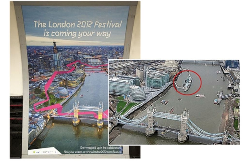 Προσβολή του Λονδίνου 2012 στο HMS Belfast