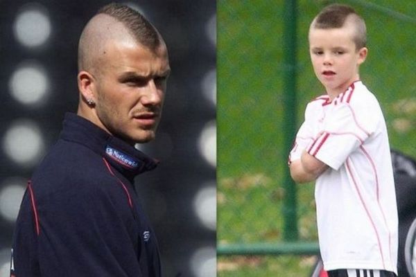 Ο Cruz Beckham με μοϊκάνα στο στυλ του David (photos)