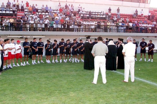 Αγιασμός στον Εθνικό Aστέρα