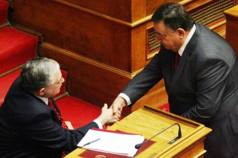 Συνάντηση Παπαδήμου-Καρατζαφέρη 
