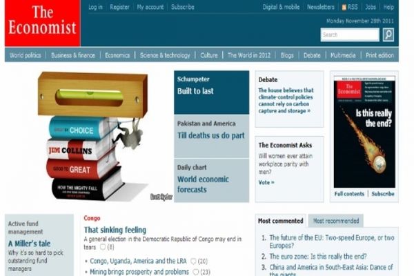 100,000 συνδρομητές στην ψηφιακή έκδοση του Economist