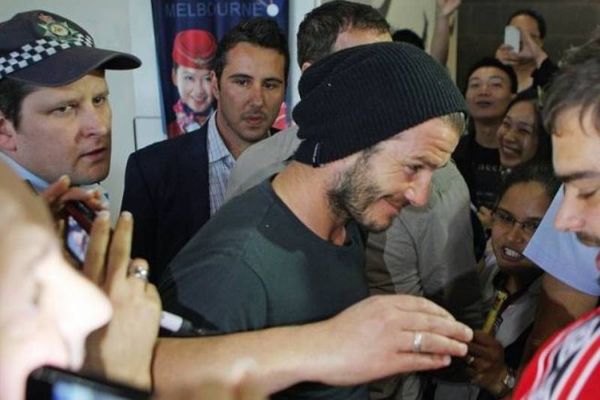 Με… ελληνική γεύση η επίσκεψη Μπέκαμ στην Αυστραλία 