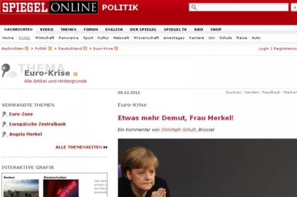 Spiegel: «Aσχημοι Γερμανοί», «επικίνδυνη» καγκελάριος 