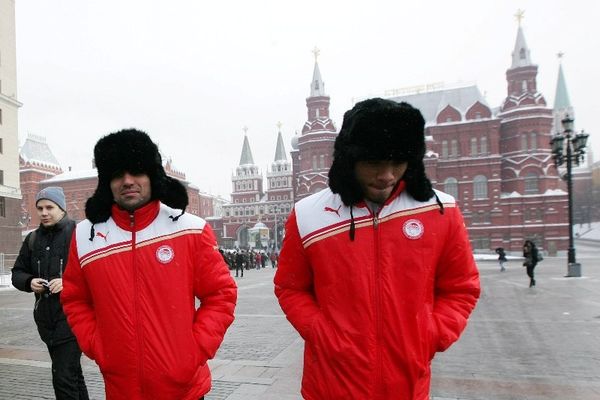 Οι «ερυθρόλευκοι» στην Κόκκινη Πλατεία (photos)