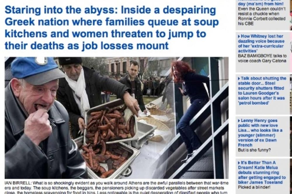 Daily Mail: «Το απελπισμένο ελληνικό έθνος»