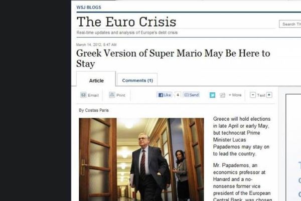 WSJ: Ο Έλληνας «σούπερ Μάριο» μπορεί