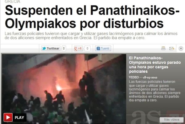 Τα ξένα Μέσα για τα επεισόδια