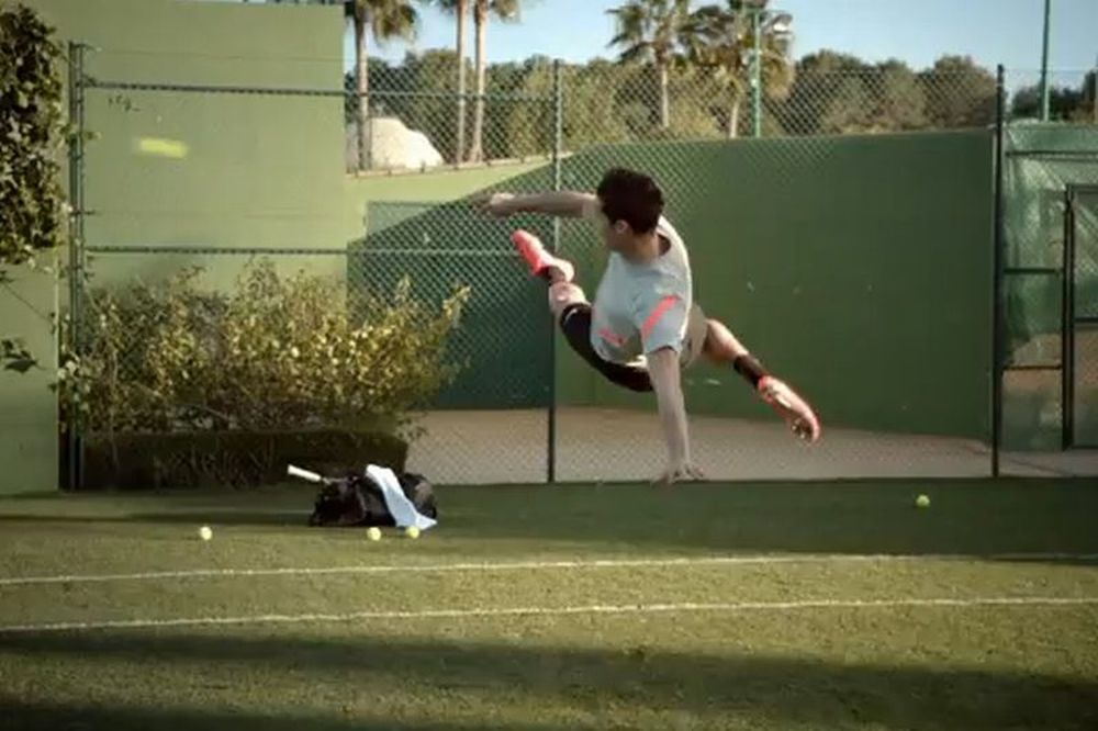 Ο Ρονάλντο παίζει τένις με τον Ναδάλ! (video)