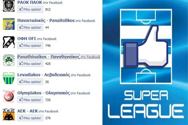 Κάνε Like στην αγαπημένη σου ομάδα...