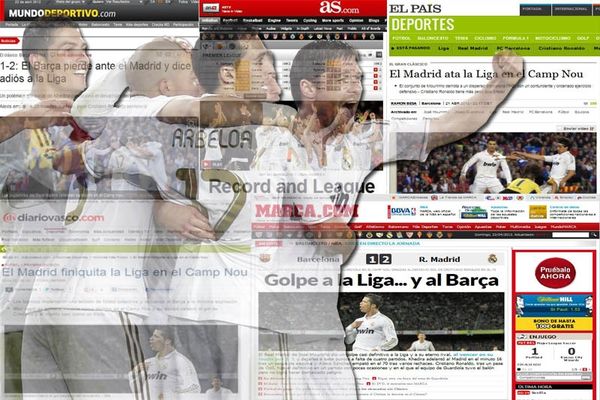 Αποθέωση της Ρεάλ από τον ισπανικό Τύπο (photos)