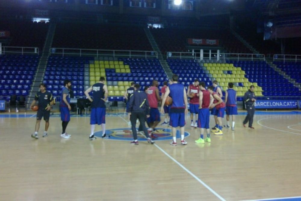 Η τελευταία προπόνηση της Μπαρτσελόνα (photo)