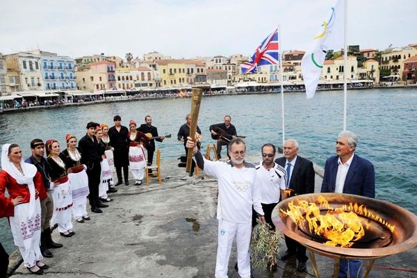 Ολυμπιακοί Αγώνες 2012: Η Φλόγα στην Κρήτη