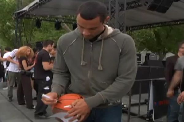 Λάκοβιτς και Λάνγκτον στο Fan Zone της Ευρωλίγκας (video)