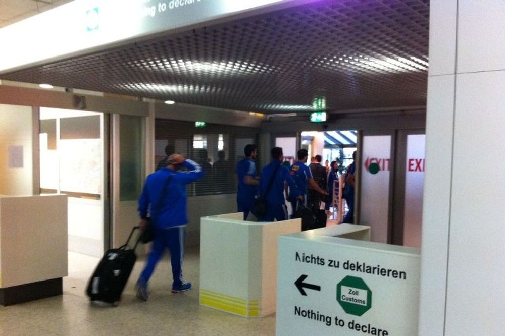 Euro 2012: Προσγειώθηκε στην Αυστρία η Εθνική ομάδα