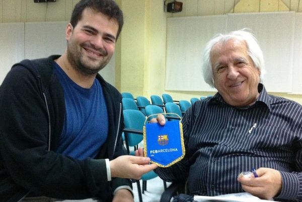 Βράβευση Λεοντή από Μπαρτσελόνα