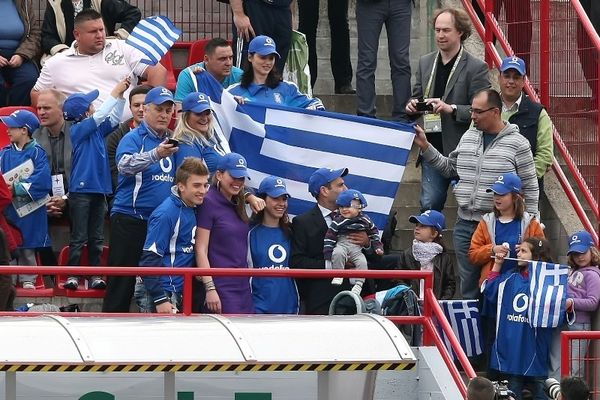 Euro 2012:  Το Λεγκιόνοβο είναι... μπλε (photos+videos)