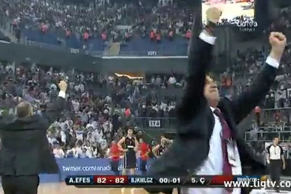 Το ξέσπασμα του Ζούρου στο buzzer beater της Εφές (video)