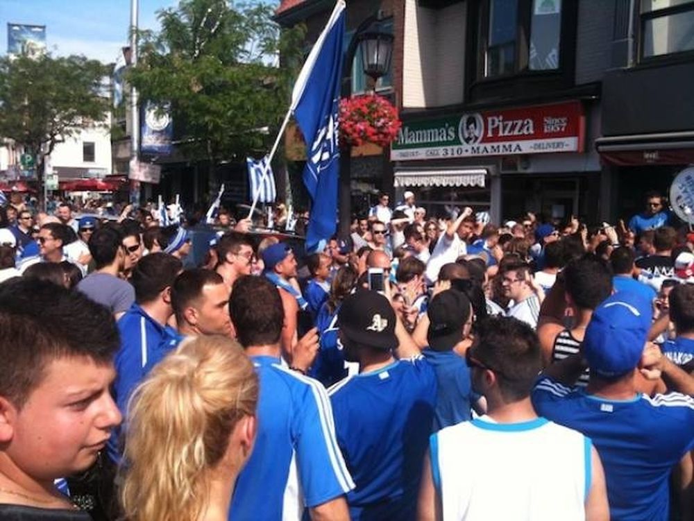 Ετσι το... γλέντησαν στον Καναδά για την Εθνική (Video)