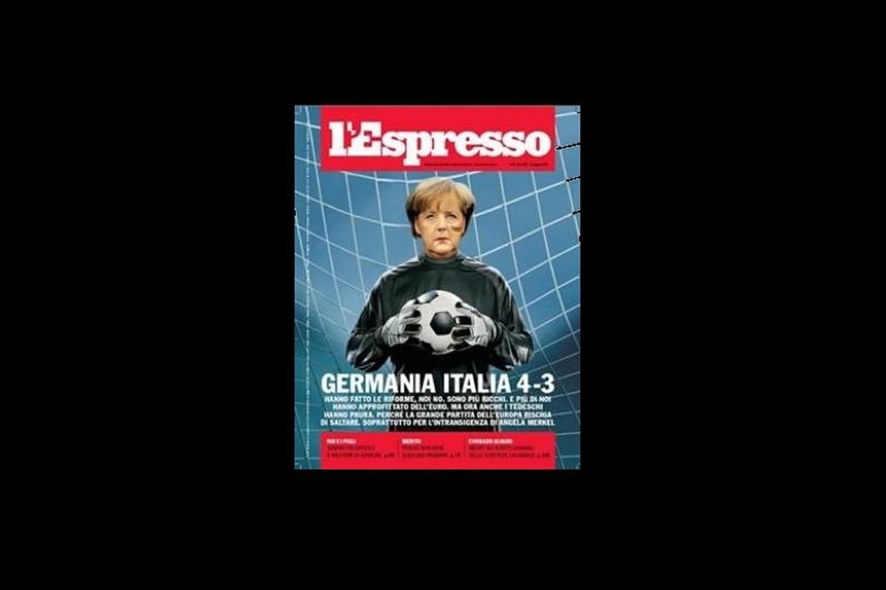 Euro 2012: L’ Espressο: Η Μέρκελ… νίκησε το ποδόσφαιρο